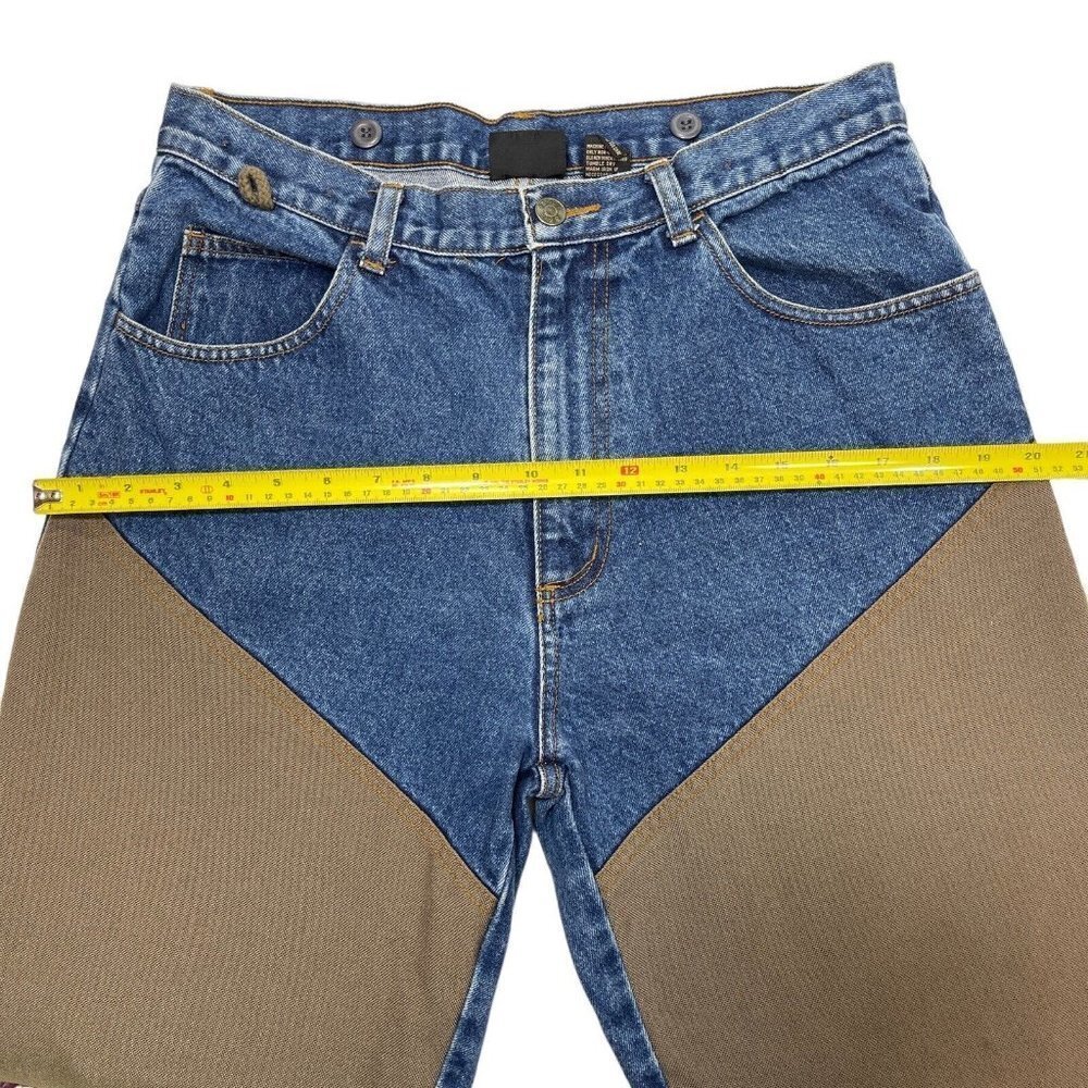 FIELD TESTED GUIDE GEAR Reinforced Field Pants Men's 32x30 Denim Khaki Canvas - Picture 11 of 13